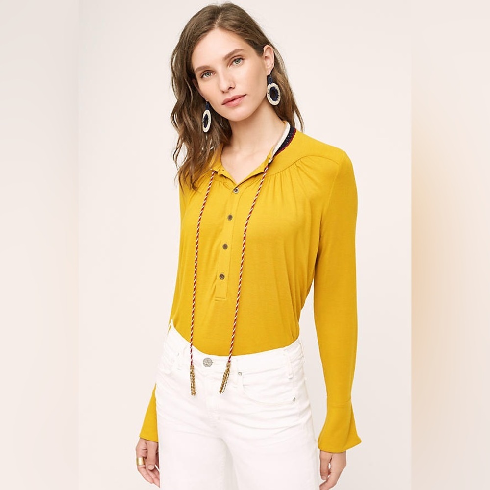 Akemi Kin Button Down Shirt Top Size XS
